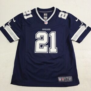 Nike Dallas Cowboys‎ #21 Ezekiel Elliott Game Jersey, NFL Youth Boys L (14/16)
